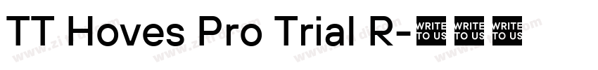 TT Hoves Pro Trial R字体转换